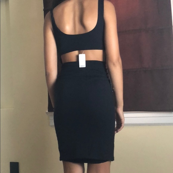 Bebe black open back dress - Picture 2 of 3